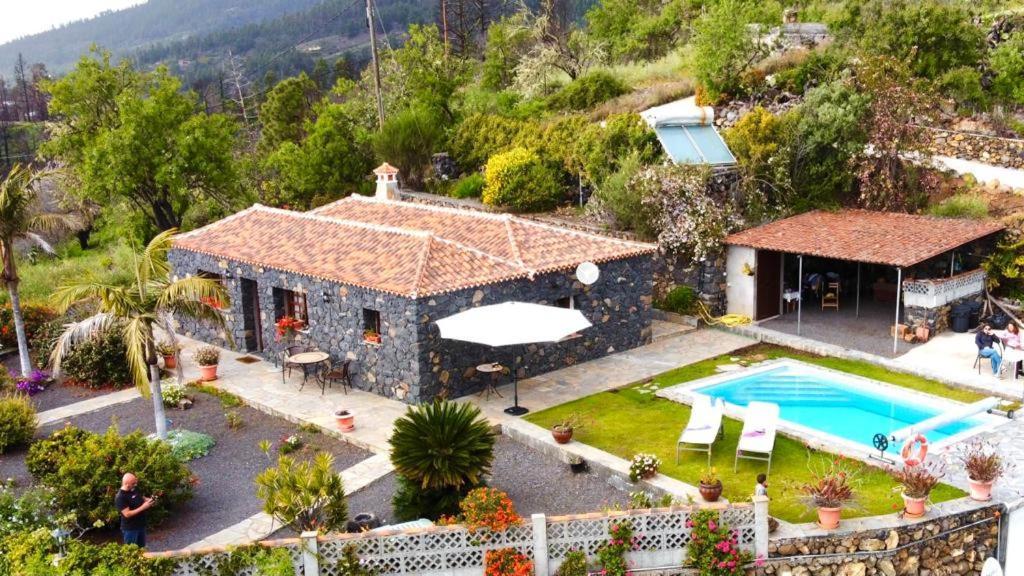 Climatized Pool Free Wifi Casa Rural Las Pareditas Tijarafe Luaran gambar