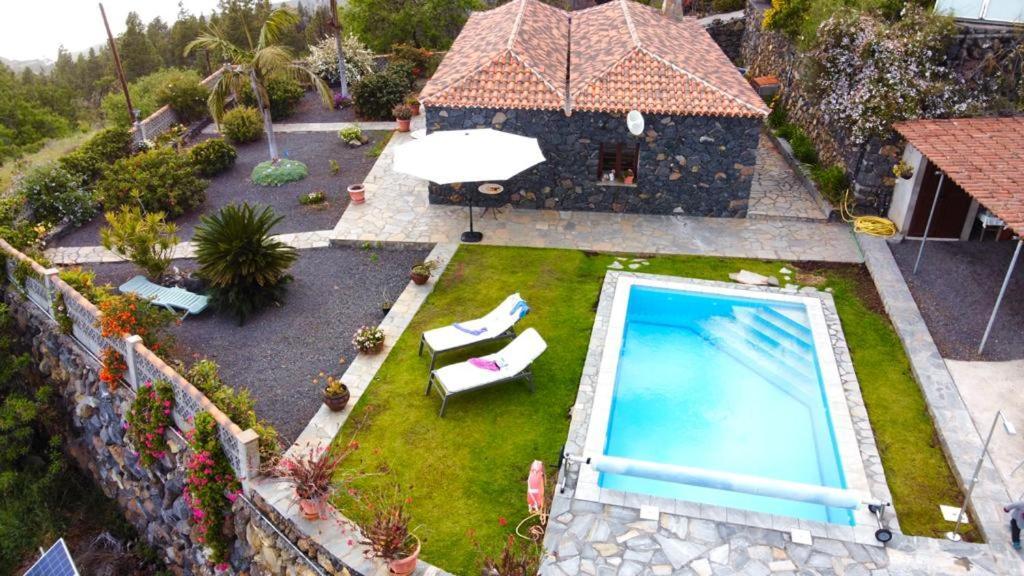 Climatized Pool Free Wifi Casa Rural Las Pareditas Tijarafe Luaran gambar
